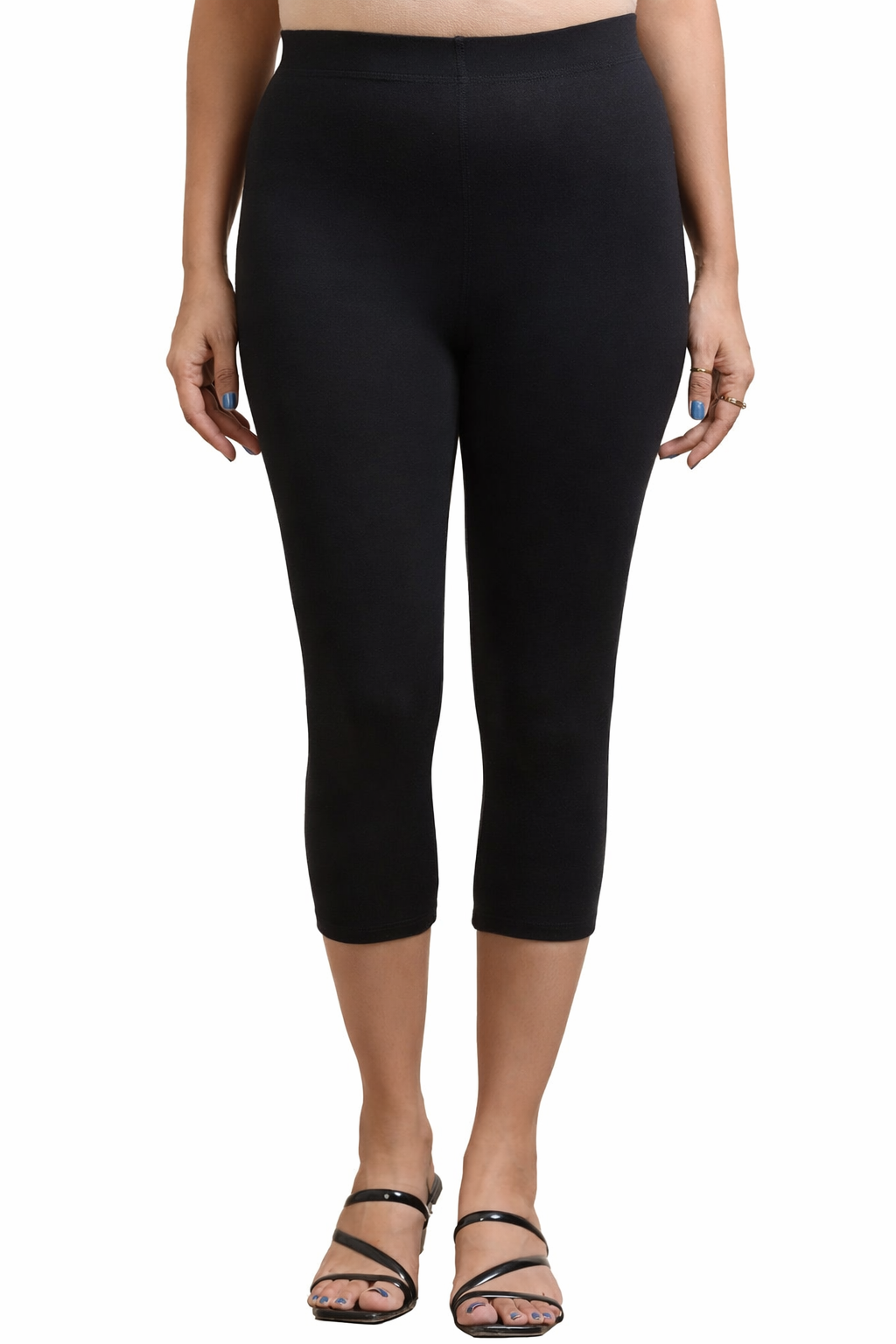 3/4 Capri Leggings – Black