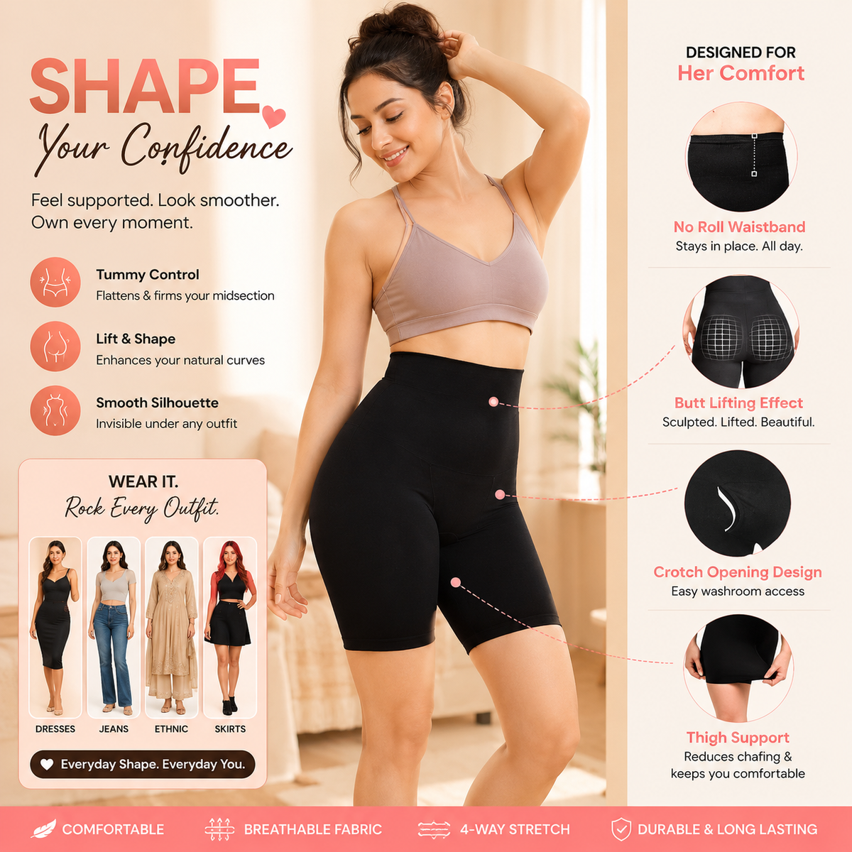 High-Compression Shorts for Women