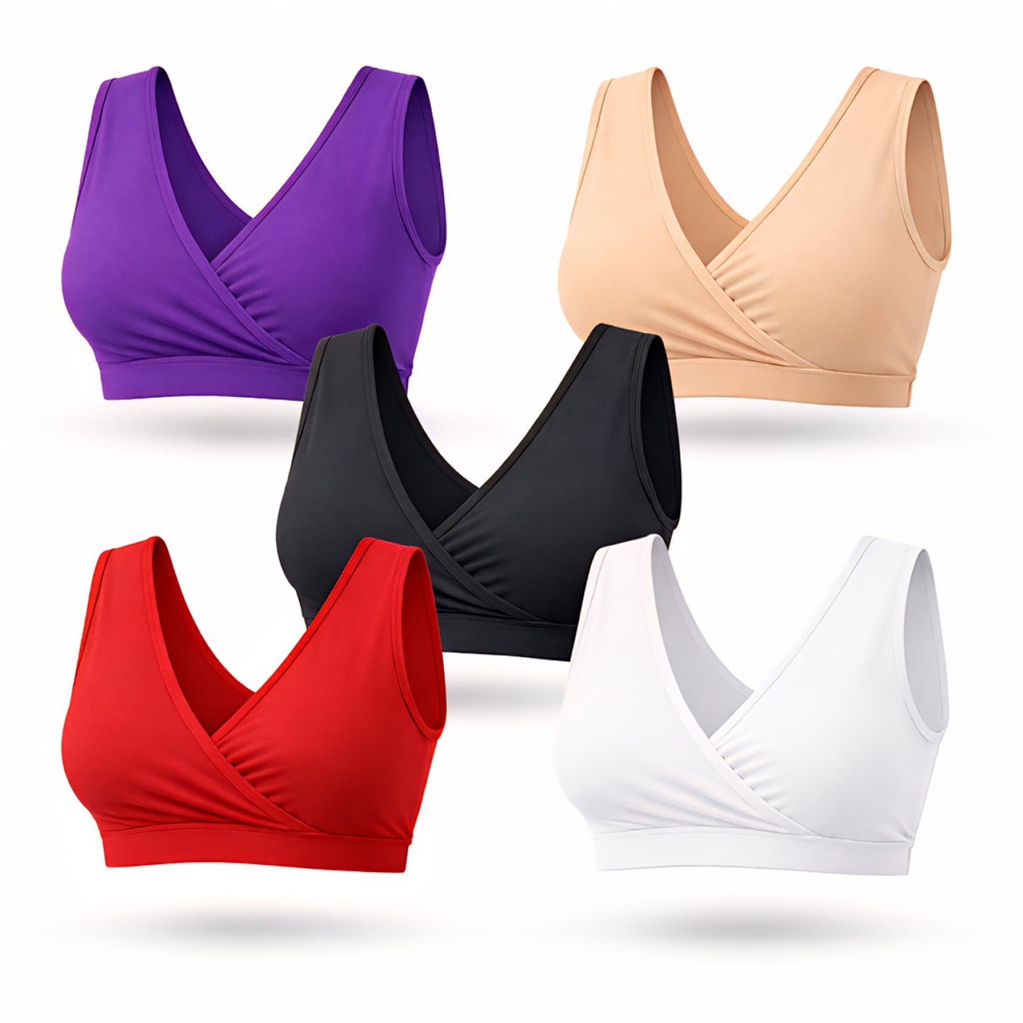 Women’s Soft Sleeping Bra – (Pack of 5)