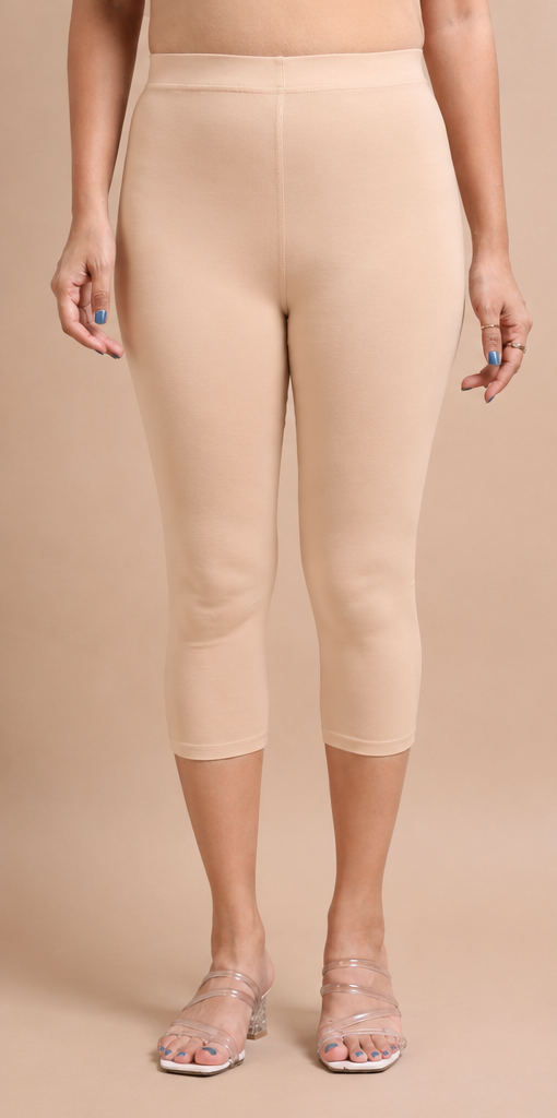 3/4 Capri Leggings –light skin