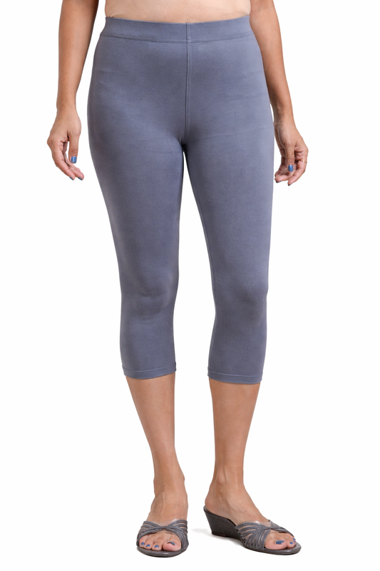 3/4 Capri Leggings – Grey
